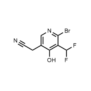 2-(6-Bromo-5-(difluoromethyl)-4-hydroxypyridin-3-yl)acetonitrile|CS-1223050