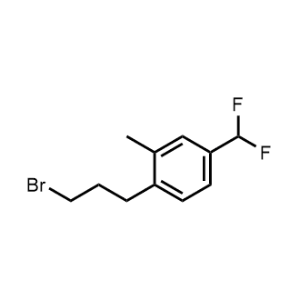 1-(3-Bromopropyl)-4-(difluoromethyl)-2-methylbenzene|CS-1223173