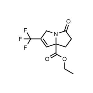 Ethyl 3-oxo-6-(trifluoromethyl)-2,3-dihydro-1H-pyrrolizine-7a(5H)-carboxylate|CS-1223208