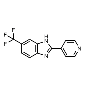 2-(Pyridin-4-yl)-6-(trifluoromethyl)-1H-benzo[d]imidazole|CS-1223242