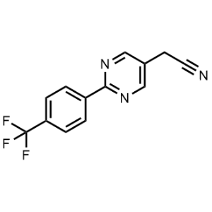 2-(2-(4-(Trifluoromethyl)phenyl)pyrimidin-5-yl)acetonitrile|CS-1223259