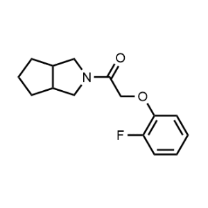 2-(2-Fluorophenoxy)-1-(hexahydrocyclopenta[c]pyrrol-2(1H)-yl)ethan-1-one|CS-1223336