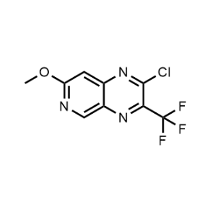 2-Chloro-7-methoxy-3-(trifluoromethyl)pyrido[3,4-b]pyrazine|CS-1223381