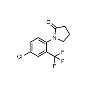 1-(4-Chloro-2-(trifluoromethyl)phenyl)pyrrolidin-2-one|CS-1223390