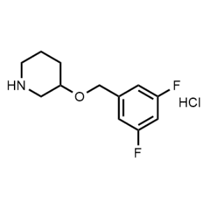 3-((3,5-Difluorobenzyl)oxy)piperidine hydrochloride|CS-1223438