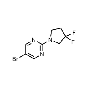 5-Bromo-2-(3,3-difluoropyrrolidin-1-yl)pyrimidine|CS-1223459