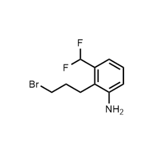 2-(3-Bromopropyl)-3-(difluoromethyl)aniline|CS-1223478