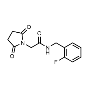 2-(2,5-Dioxopyrrolidin-1-yl)-N-(2-fluorobenzyl)acetamide|CS-1223563
