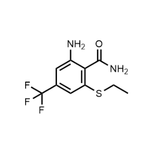 2-Amino-6-(ethylthio)-4-(trifluoromethyl)benzamide|CS-1223573