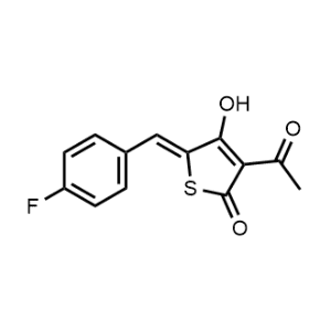3-Acetyl-5-(4-fluorobenzylidene)-4-hydroxythiophen-2(5H)-one|CS-1223580