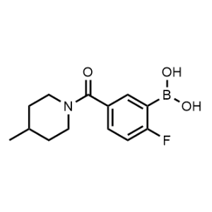 (2-Fluoro-5-(4-methylpiperidine-1-carbonyl)phenyl)boronic acid|CS-1223772