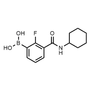 (3-(Cyclohexylcarbamoyl)-2-fluorophenyl)boronic acid|CS-1223781