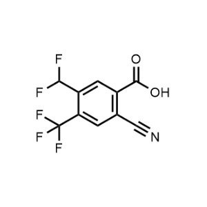 2-Cyano-5-(difluoromethyl)-4-(trifluoromethyl)benzoic acid|CS-1223804