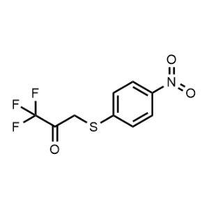 1,1,1-Trifluoro-3-((4-nitrophenyl)thio)propan-2-one|CS-1223843