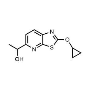 1-(2-Cyclopropoxythiazolo[5,4-b]pyridin-5-yl)ethan-1-ol|CS-1224327