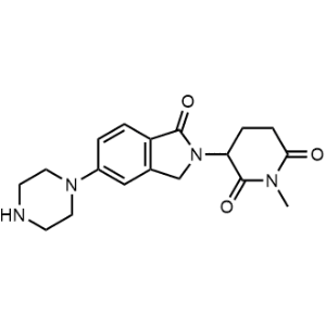 1-Methyl-3-(1-oxo-5-(piperazin-1-yl)isoindolin-2-yl)piperidine-2,6-dione|CS-1224496