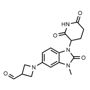 1-(1-(2,6-Dioxopiperidin-3-yl)-3-methyl-2-oxo-2,3-dihydro-1H-benzo[d]imidazol-5-yl)azetidine-3-carbaldehyde|CS-1224511