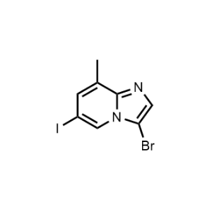 3-Bromo-6-iodo-8-methylimidazo[1,2-a]pyridine|CS-1224550