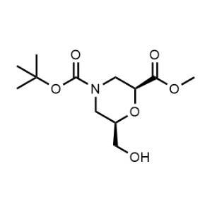 (2S,6R)-4-tert-Butyl 2-methyl 6-(hydroxymethyl)morpholine-2,4-dicarboxylate|CS-1224588