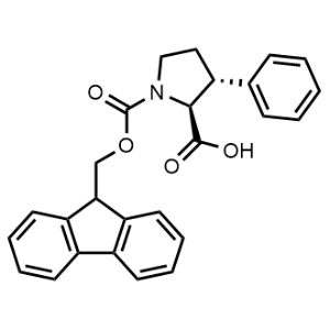 (2S,3R)-1-(((9H-Fluoren-9-yl)methoxy)carbonyl)-3-phenylpyrrolidine-2-carboxylic acid|CS-1224632