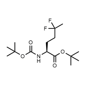 tert-Butyl (S)-2-((tert-butoxycarbonyl)amino)-5,5-difluorohexanoate|CS-1224961