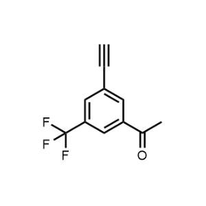 1-(3-Ethynyl-5-(trifluoromethyl)phenyl)ethan-1-one|CS-1225258