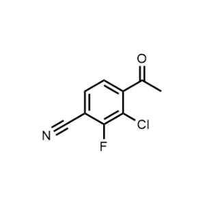 4-Acetyl-3-chloro-2-fluorobenzonitrile|CS-1225432