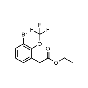 Ethyl 2-(3-bromo-2-(trifluoromethoxy)phenyl)acetate|CS-1225448