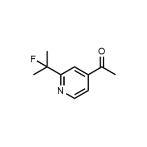 1-(2-(2-Fluoropropan-2-yl)pyridin-4-yl)ethan-1-one|CS-1225575