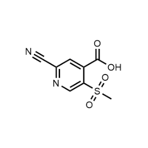 2-Cyano-5-(methylsulfonyl)isonicotinic acid|CS-1225580