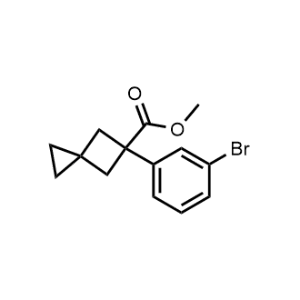 Methyl 5-(3-bromophenyl)spiro[2.3]hexane-5-carboxylate|CS-1225600