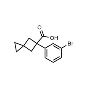 5-(3-Bromophenyl)spiro[2.3]hexane-5-carboxylic acid|CS-1225603