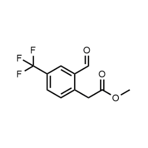 Methyl 2-(2-formyl-4-(trifluoromethyl)phenyl)acetate|CS-1226056