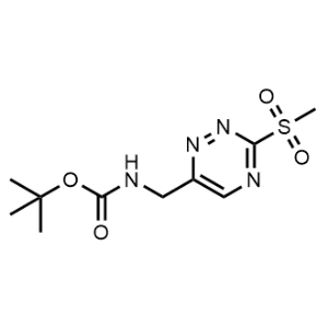 tert-Butyl ((3-(methylsulfonyl)-1,2,4-triazin-6-yl)methyl)carbamate|CS-1226464