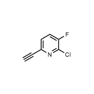 2-Chloro-6-ethynyl-3-fluoropyridine|CS-1228002