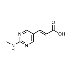 3-(2-(Methylamino)pyrimidin-5-yl)acrylic acid|CS-1228110