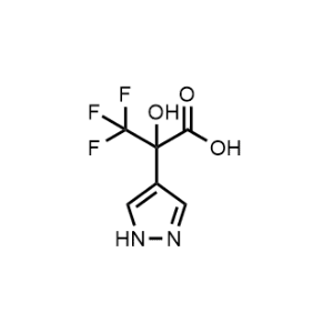 3,3,3-Trifluoro-2-hydroxy-2-(1H-pyrazol-4-yl)propanoic acid|CS-1228245