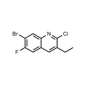 7-Bromo-2-chloro-3-ethyl-6-fluoroquinoline|CS-1228273