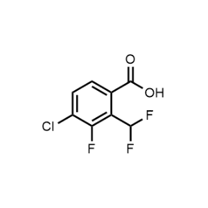 4-Chloro-2-(difluoromethyl)-3-fluorobenzoic acid|CS-1228321
