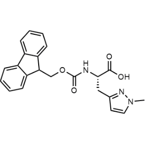 (S)-2-((((9H-Fluoren-9-yl)methoxy)carbonyl)amino)-3-(1-methyl-1H-pyrazol-3-yl)propanoic acid|CS-1228664