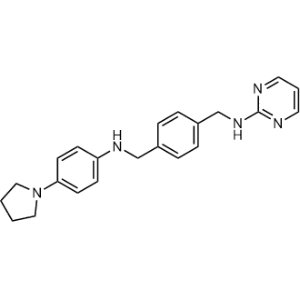 N-(4-(((4-(Pyrrolidin-1-yl)phenyl)amino)methyl)benzyl)pyrimidin-2-amine|CS-1228681