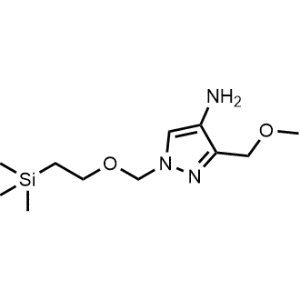 3-(Methoxymethyl)-1-((2-(trimethylsilyl)ethoxy)methyl)-1H-pyrazol-4-amine|CS-1228685