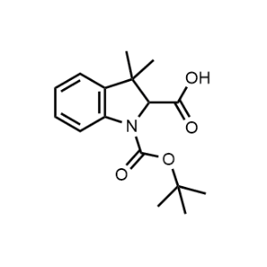 1-(tert-Butoxycarbonyl)-3,3-dimethylindoline-2-carboxylic acid|CS-1228966