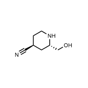 (2S,4S)-2-(Hydroxymethyl)piperidine-4-carbonitrile|CS-1229153