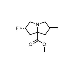 Methyl (2S)-2-fluoro-6-methylenetetrahydro-1H-pyrrolizine-7a(5H)-carboxylate|CS-1229154