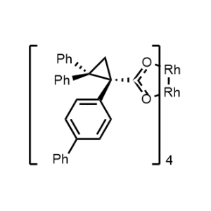 Rhodium, tetrakis[μ-[(1R)-1-[1,1′-biphenyl]-4-yl-2,2-diphenylcyclopropanecarboxylato-κO:κO′]]di-, Rh-Rh|CS-1229184