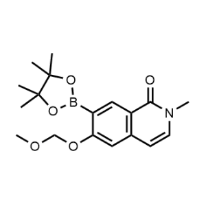 6-(Methoxymethoxy)-2-methyl-7-(4,4,5,5-tetramethyl-1,3,2-dioxaborolan-2-yl)isoquinolin-1(2H)-one|CS-1229286