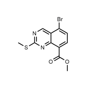 Methyl 5-bromo-2-(methylthio)quinazoline-8-carboxylate|CS-1229422