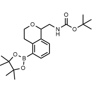 tert-Butyl ((5-(4,4,5,5-tetramethyl-1,3,2-dioxaborolan-2-yl)isochroman-1-yl)methyl)carbamate|CS-1229501