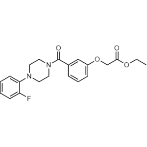 Ethyl 2-(3-(4-(2-fluorophenyl)piperazine-1-carbonyl)phenoxy)acetate|CS-1229651